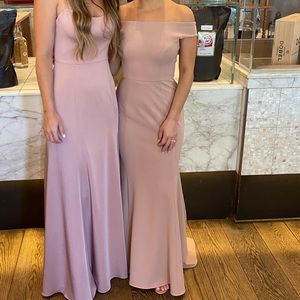 Mauve Jenny Yoo size 2 gown, worn once! Great condition